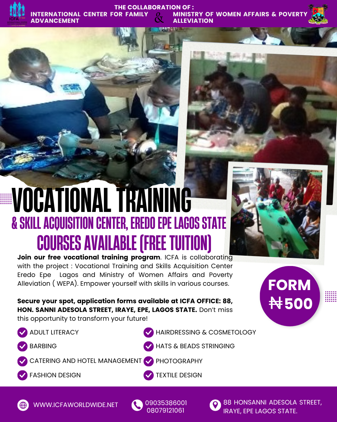 Skills acquisition and empowerment project overview