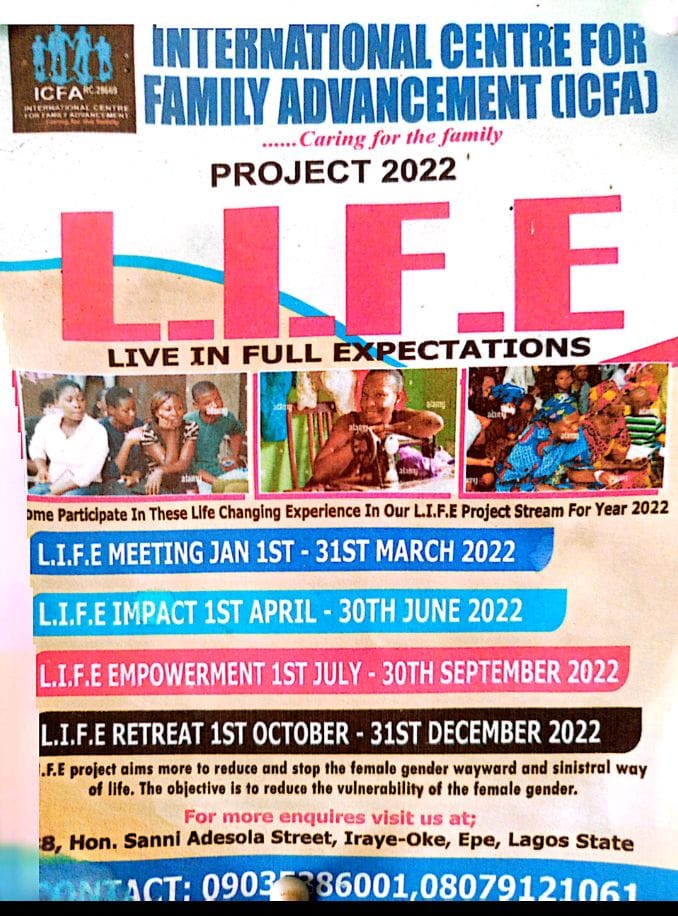 L.I.F.E. Project – Live In Full Expectations